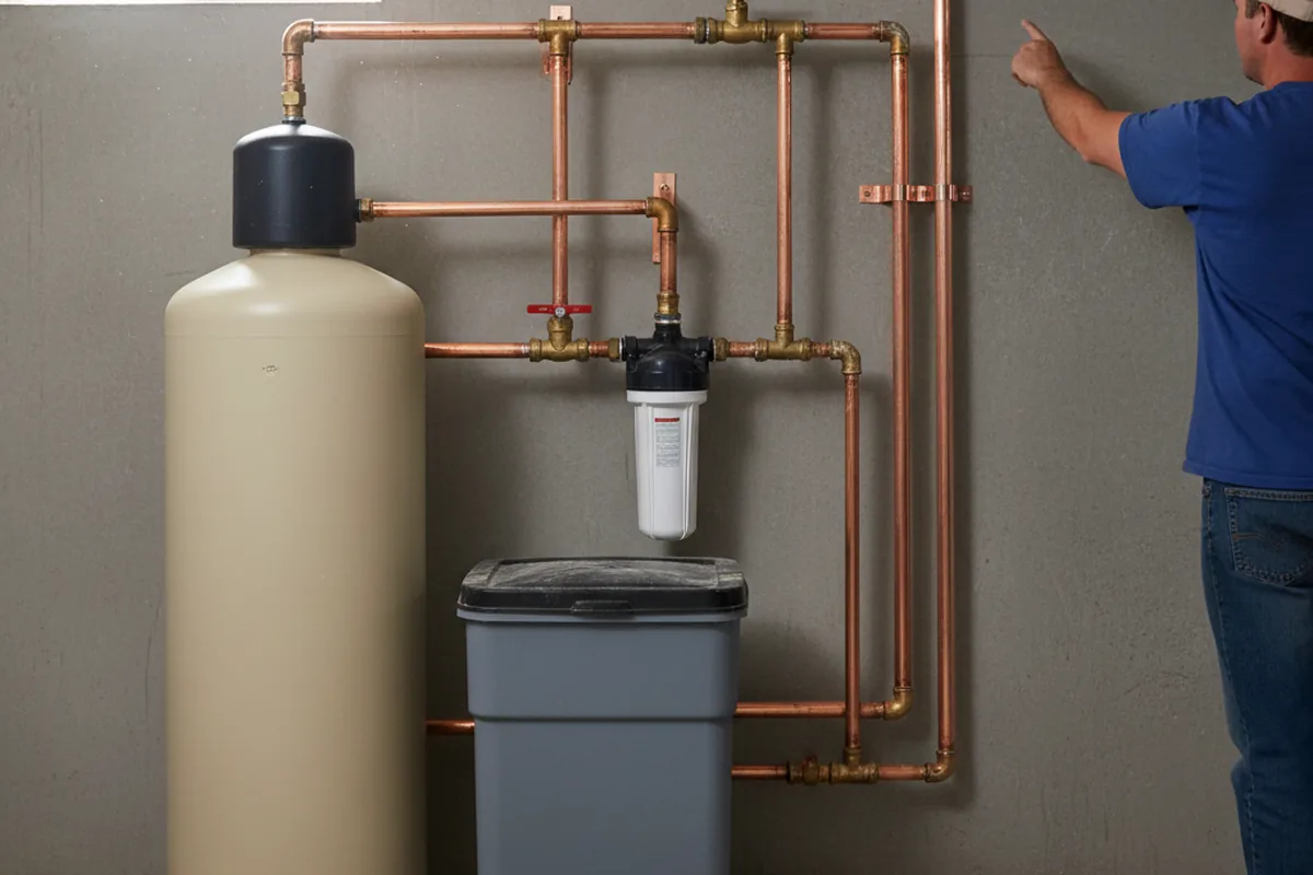 Whole-house water treatment system installed in Fairland
